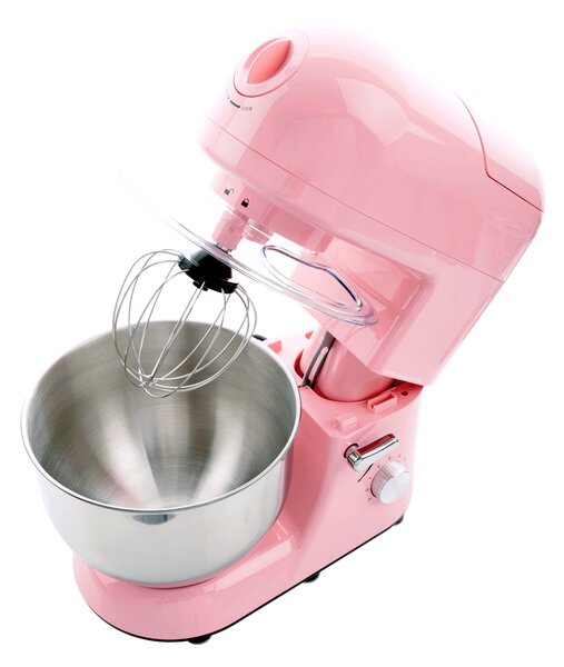 TEMPO-KONDELA KANTE, kuchyňský robot, 1800 W, 5 l, růžová / chrom