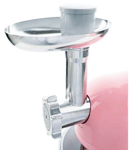 TEMPO-KONDELA KANTE, kuchyňský robot, 1800 W, 5 l, růžová / chrom