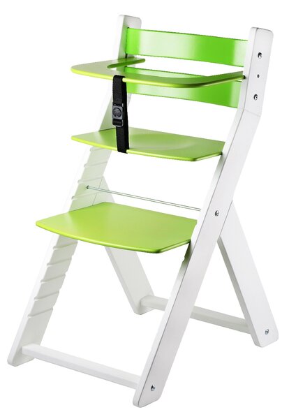 WOOD PARTNER ergonomická rostoucí židle LUCA BÍLÁ Barva: bílá/zelená