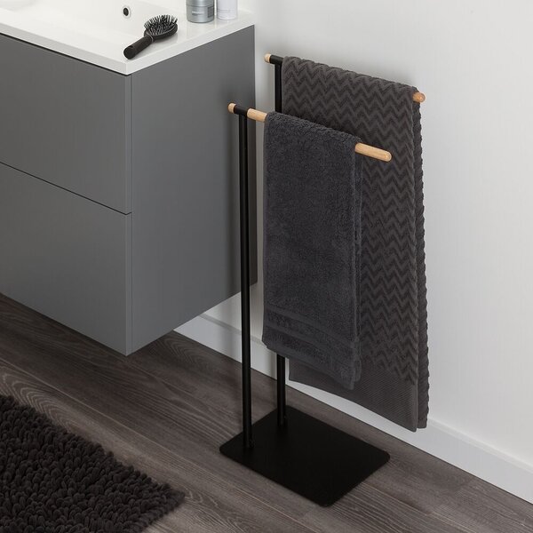 Sealskin Brix stojací věšák černá-dřevo 362473219
