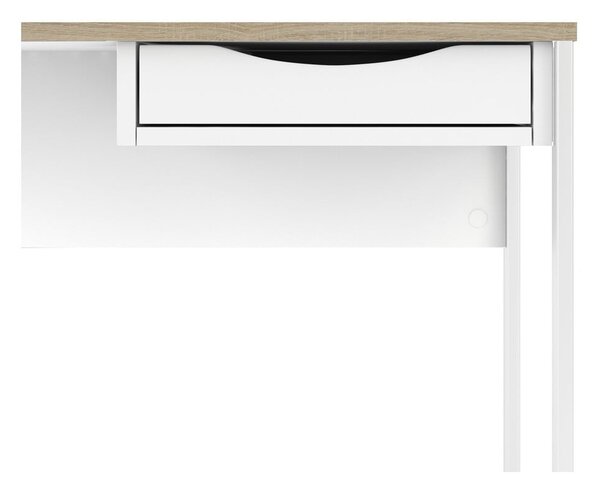 Bílý pracovní stůl Tvilum Function Plus, 110 x 48 cm