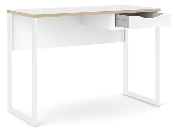 Bílý pracovní stůl Tvilum Function Plus, 110 x 48 cm