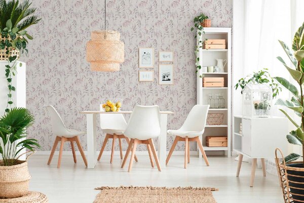 A.S. Création | Vliesová tapeta na zeď Attractive 37830-4 | 0,53 x 10,05 m | červená, bílá, béžová, hnědá