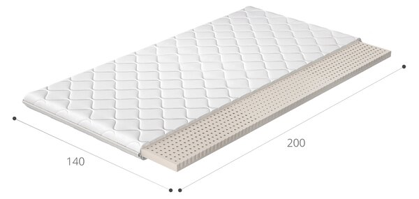 Eltap Topper Latex Hypoalergenní potah Rozměry matrace (cm): 200x200