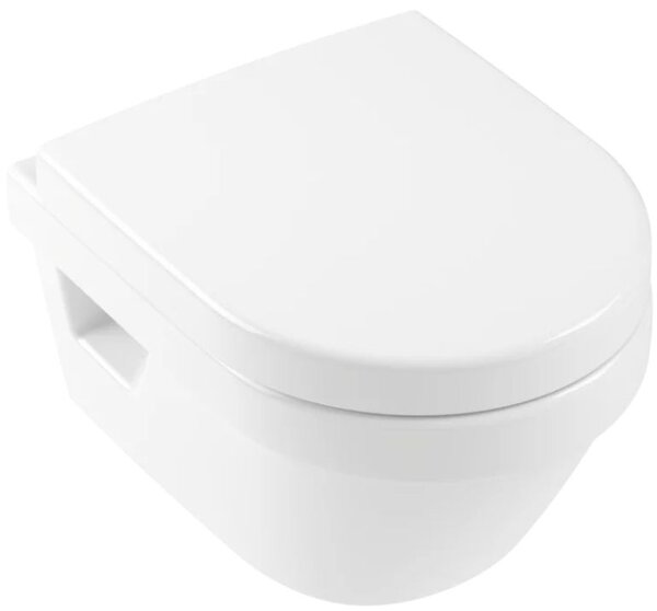 Villeroy & Boch Architectura combi-pack sada s prkénkem závěsná bez splachovacího kruhu bílá 4687HR01