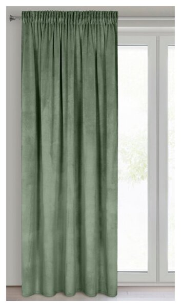 Závěs MELANIE 2 tmavě mátová, 140x270 cm