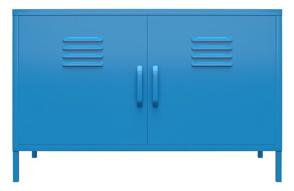 Modrá kovová skříňka Støraa Cache, 100 x 64 cm