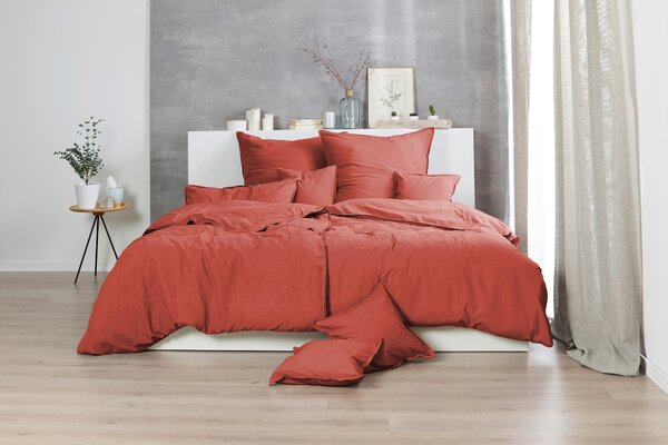 POVLEČENÍ, renforcé, červená, 135/200 cm - Online Only povlečení, Online Only