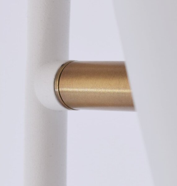 Bílá stojací lampa SULION Paris, výška 150 cm