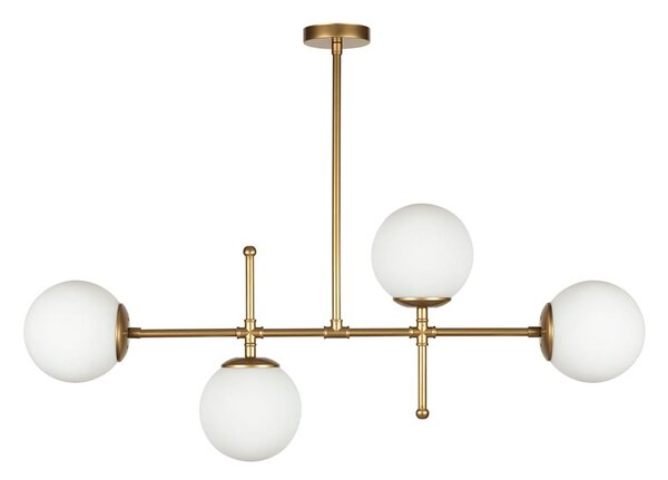 Závěsné svítidlo ve zlaté barvě Squid Lighting Kruva, výška 57 cm
