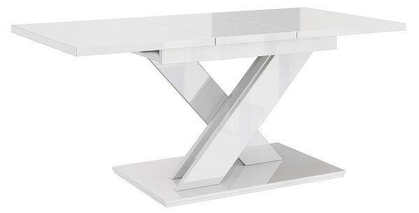 Kuchyňský rozkládací stůl JORPE - beton / bílý