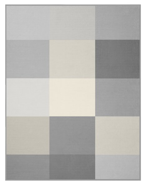 Biederlack Modern Classics Colourfields Grey deka 180 x 220 cm