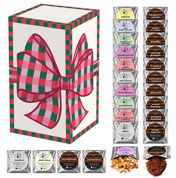 Adventní kalendář Cup&You s kávou a čajem, 24 příchutí