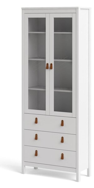 Bílá vitrína 78x199 cm Madrid – Tvilum