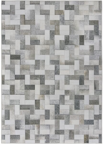 Breno Kusový koberec ELIZABET B, Šedá, Vícebarevné, 120 x 160 cm