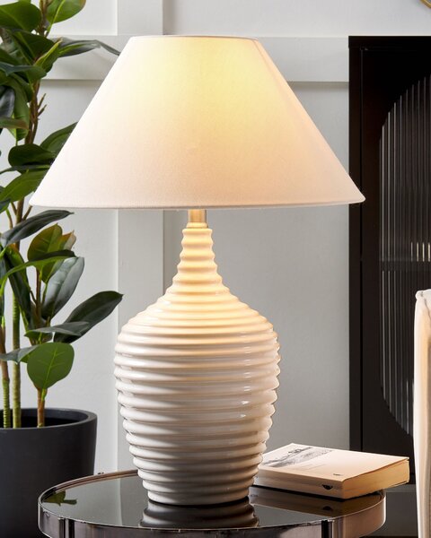 Stolní lampa CELESTE Keramika Béžová