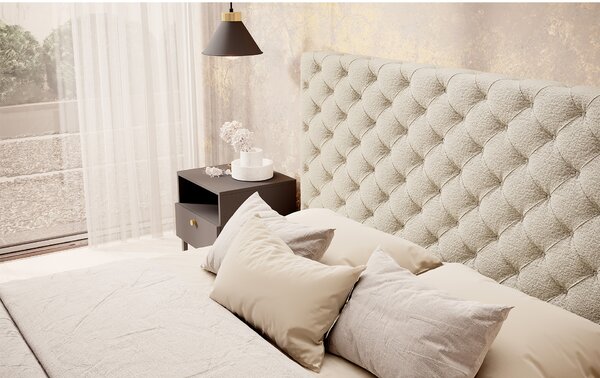 Eltap Čalouněná postel Princce Materiál a barva potahu: Royal 20 - béžová, Rozměr: 140x200