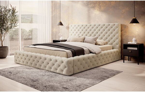 Eltap Čalouněná postel Princce Materiál a barva potahu: Royal 20 - béžová, Rozměr: 140x200