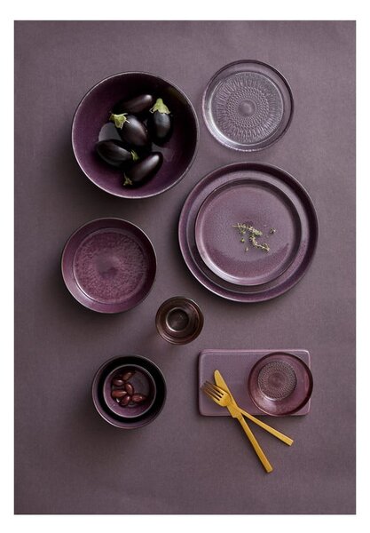 Černá/fialová miska z kameniny 1 l Gastro Black/Purple – Bitz