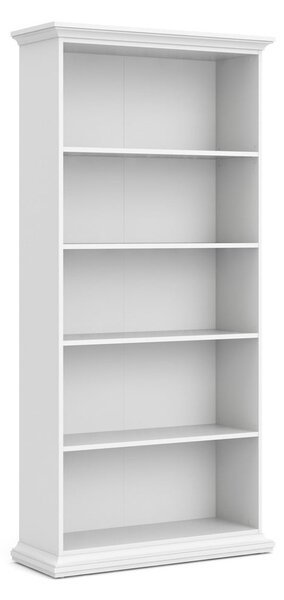 Bílá knihovna 96x201 cm Paris – Tvilum