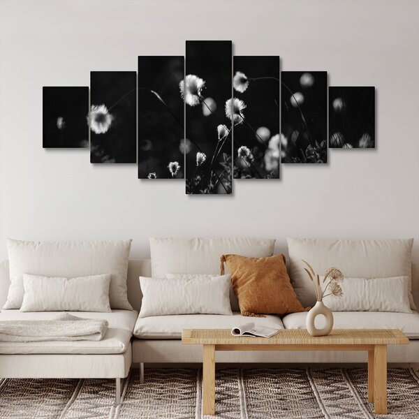 Obraz - Louka s cottongrass N⁰1 (210x100 cm)