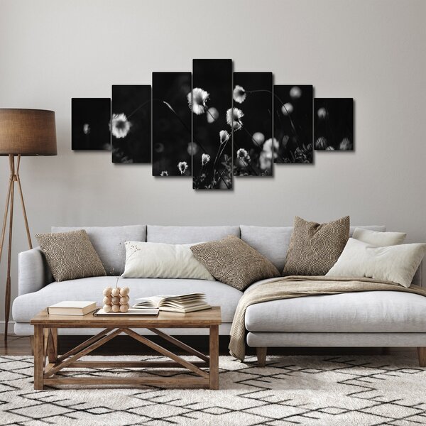 Obraz - Louka s cottongrass N⁰1 (210x100 cm)