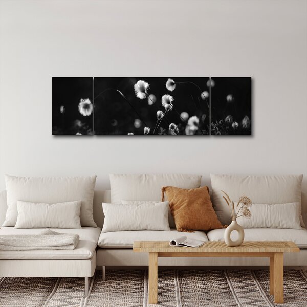 Obraz - Louka s cottongrass N⁰1 (170x50 cm)