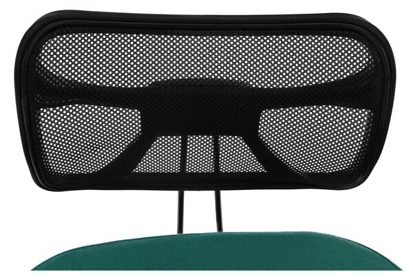 KONDELA Ergonomická klekačka, zelená/černá, RUFUS