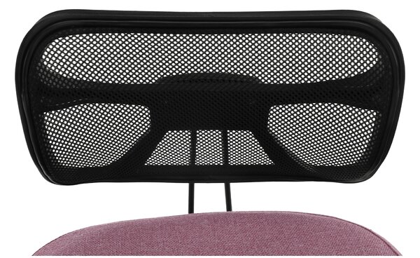KONDELA Ergonomická klekačka, růžová/černá, RUFUS