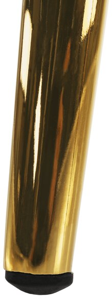 KONDELA Jídelní židle, smaragdová / gold chrom-zlatý, PERLIA