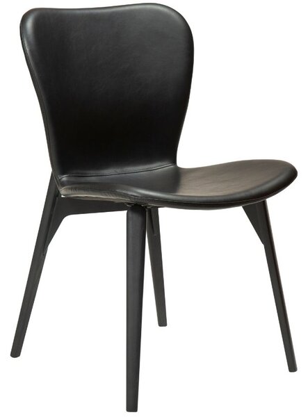 Dan-Form Černá koženková jídelní židle DanForm Paragon