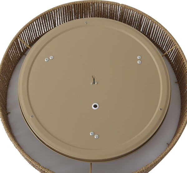 Japandi stropní svítidlo přírodní s stínidlem 46cm 3-světla - Luz