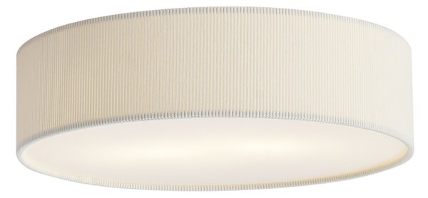 Moderní stropní svítidlo bílé se sametovým stínidlem 38cm 2-světla - Luz