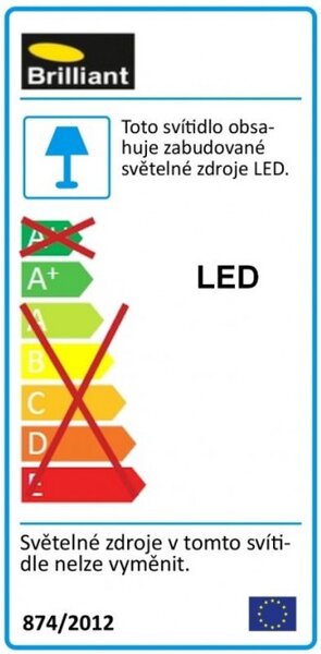 Brilliant G94317/15 Stropní LED svítidlo CRYSTAL CLEAR