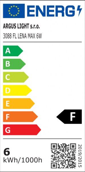 Arguslight 3088/FL-MCR Stojanová stmívatelná lampa LENA LED satinovaný chrom