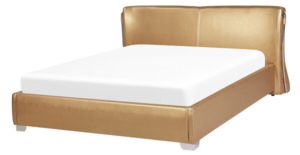 Zlatá luxusní postel 160x200 cm PARIS