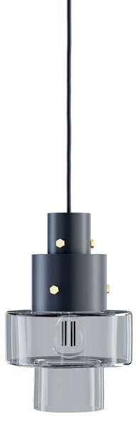 Diesel 50620 0000 Gask cluster, industriální závěsné svítidlo z čirého skla, 1x15W E27, prům. 17cm