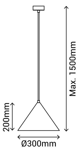 Šedé závěsné svítidlo SULION Vilma, výška 150 cm