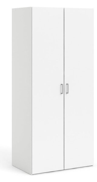 Bílá šatní skříň 78x175 cm Space – Tvilum