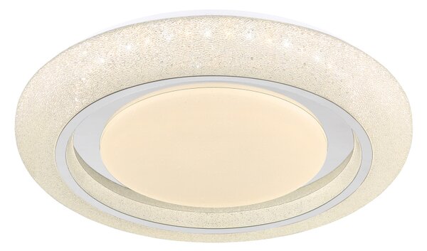 GLOBO Stmívatelné stropní LED osvětlení RADA, 40W, teplá bílá-studená bílá, kulaté, bílé 483111-40