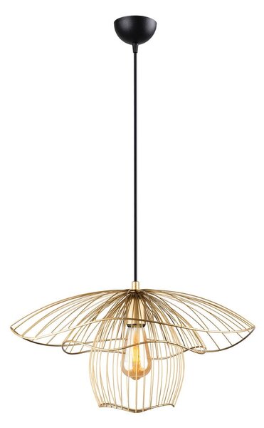 Závěsné svítidlo ve zlaté barvě Squid Lighting Root, výška 123 cm