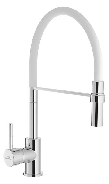 Invena Kameleon kuchyňská baterie stojící bílá BZ-29-L02