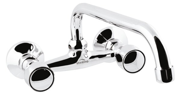 Invena Modena kuchyňská baterie na stěnu chrom BC-15-F0S