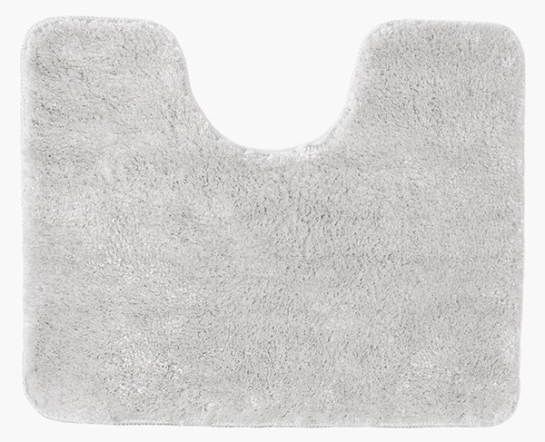 Goldea extra hustý koupelnový kobereček / wc předložka s výkrojem - světle šedá 50x60 cm 50 x 60 cm