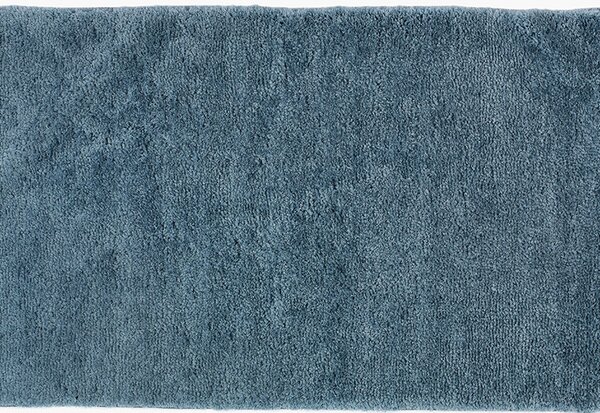 Goldea extra hustý koupelnový kobereček / wc předložka - modrá 60x100 cm 60 x 100 cm