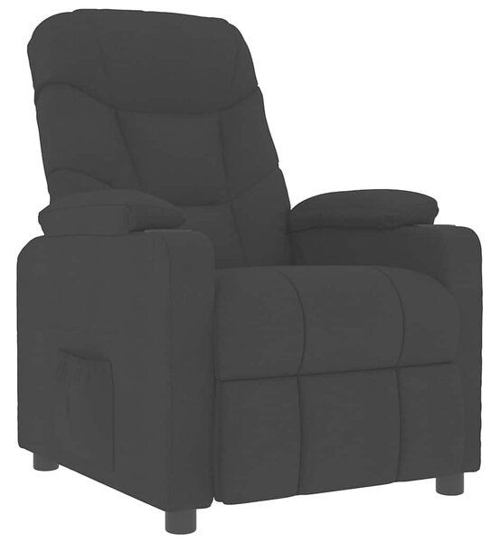 Masážní křeslo černé textil 339094