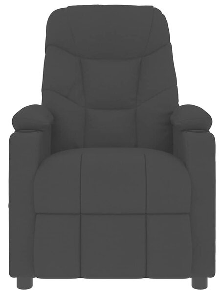 Masážní křeslo černé textil 339094