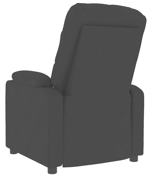 Masážní křeslo černé textil 339094