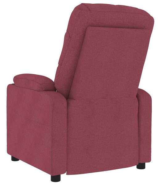 Masážní křeslo vínové textil 339095
