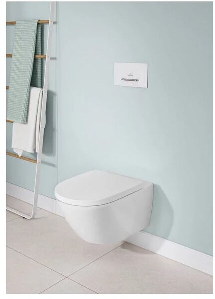 Villeroy & Boch Subway 3.0 záchodová mísa závěsná bez splachovacího kruhu bílá 4670T0RW